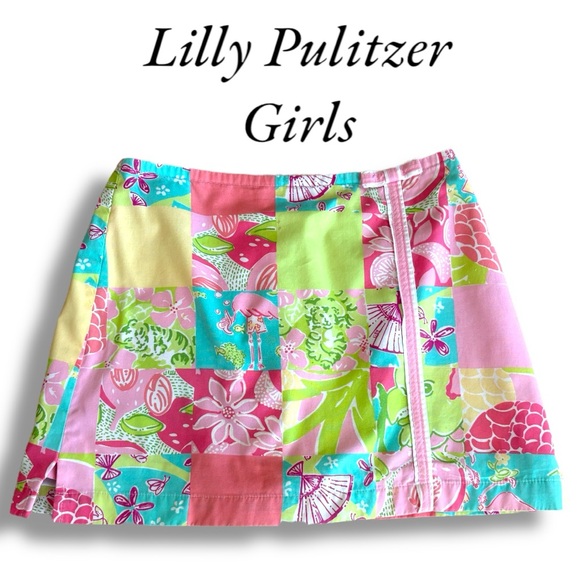Lilly Pulitzer Patchwork Skort. Girls Size 10 - Picture 1 of 4